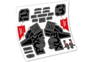 VINILOSBICI Autocollants en vinyle adhésifs Fox 32 Factory Kashima 2021 Fourche Noir