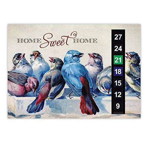 A5 Adult Large Scale Room Thermometer - Home sweet Home