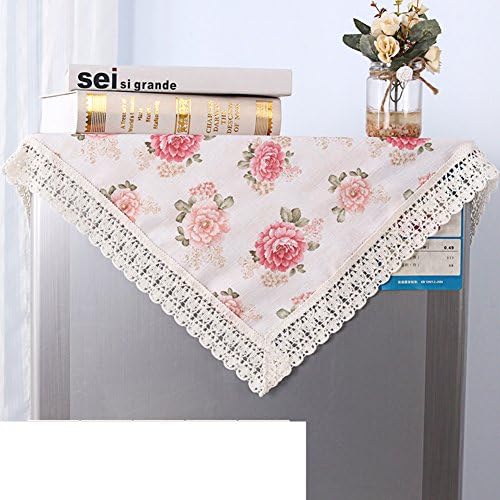 Refrigerator Tablecloth,Table Cloth Set Coffee Table Round Tablecloth,Rural Tablecloth-B 85x85cm(33x33inch)
