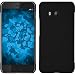 Produktbild PhoneNatic Case für HTC U11 Hülle schwarz gummiert Hard-case + 2 Schutzfolien
