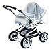 Mosquito Net Stroller, Safe Mesh White Bee Insect Bug Cover for Infants Baby