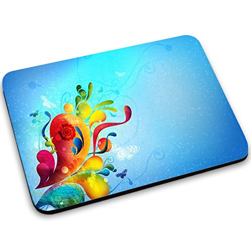 Abstrakt 10009, Mousepad Anti Rutsch Unterseite für Optimalen Halt Kompatibel mit allen Maustypen (Kugel, Optisch, Laser) Ideal für Gamer und für Grafikdesigner.