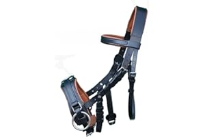 Brama West Leder Kappzaum gepolstert - Gr. Cob