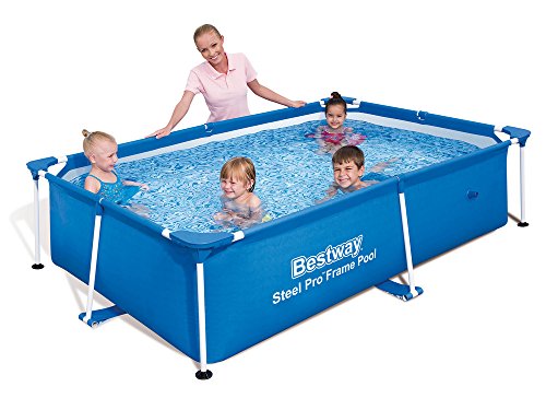 3in1 Set Splash Frame Pool mit Filterpumpe 1249 Liter/Stunde 239 x 150 x 58 cm Bestway 56402