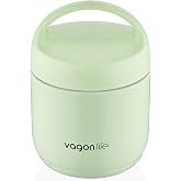 Vagonlife Bento 1200ml Lunchbox 1 Kaseli 4-6 Saat Sıcak/Soğuk Termos &Ouml;zellikli &Ccedil;elik Sefer Tası Yemek Kutusu (Yeşil)