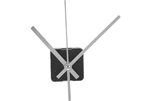 Angoily Orologio Da Parete Quarzo Fai Da Te Con Meccanismo Di Movimento a Batteria, Meccanismo Orologio Da Parete, Orologio Di Ricambio Silenzioso per Casa, Soggiorno, Camera Da Letto, Argento