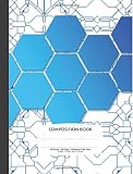 Hexagonal Graph Paper Composition Notebook