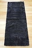Sessel/Couchauflage/Bettvorlage echte Lammfell Schaffell-Platte 150cmx60cm (Schiefer) - 2