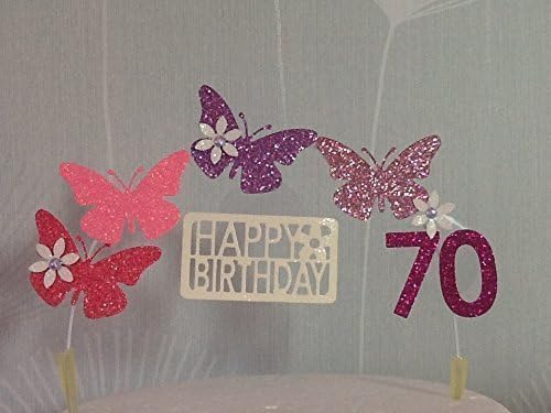 Pink Lilac mix Cake Decoration, Butterfly Arch, 18th, 21st, 30th, 40th, 50th, 60th, 70th, 80th, 90th