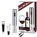 Produktbild Weinöffner, Elektroflaschenöffner für Rotwein und Champagner mit Stopper, Ausgießer, Folienschneider