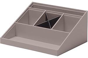 ‎RÖSSLER PAPIER Rössler Papier 1336452490 - SOHO Schreibtisch Organizer Taupe, 25,6 x 11,6 x 20,6 cm, Ordnungssystem Büro und Zuhause