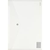 Grafoplas - Transparent plastic envelope with click closure, Ecopl&aacute;s, Foolscap size, 33.3 x 23.5 cm, polypropylene, perfect f