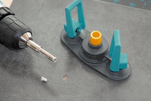 Wolfcraft 5916000 1 Diamant-Lochsäge Ceramic mit 10 mm Schaft Ø 6 - 6