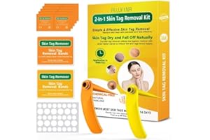 OBEST Zestaw do usuwania etykiet skórnych, urządzenie do usuwania trądziku, usuwanie ziaren piękna z mięsa, usuwanie brodawek, bezpieczne skórki