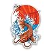 Produktbild 2 x Koi Karpfen Vinyl Aufkleber Fisch Japan # 7198 - 30cm/300mm Wide