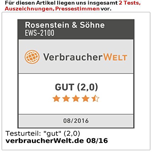 Rosenstein & Söhne Eiswürfelmaschine EWS-2100 mit Eiswürfelspender - 2