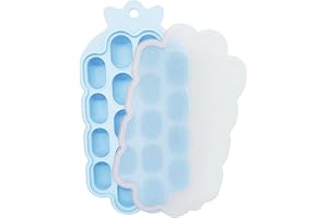 NEYLOKFEN 1 pieces Bac a Glacon pour bebe Puree Congelateur Silicone pour Bebe Puree Diversification Moule (Petit pour grignoteuse)