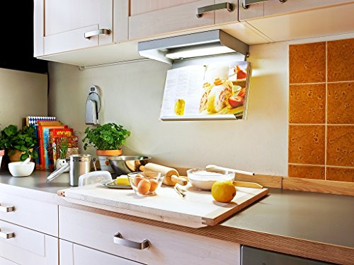 Preisvergleich Produktbild Unterbau Rezepthalter / Kochbuchhalter / Dokumentenablage / Tablethalter - BUKKLA I