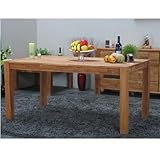 Oberfläche: braun Dynamic24 Esstisch Mark Esszimmertisch Küchentisch Speisetisch Tisch Esszimmer Massiv