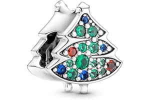 TCZNAF Charms Femmes Pearl Noël Charm Compatible Pour Européen Bracelets Argent Sterling 925