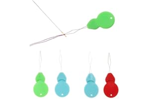 OULENSY 10pcs Sliver Bow Fil Enfile-Aiguille Machine à Coudre à la Main Point Outil d'insertion pour Machines à Coudre à la Main Enfileur