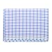 Arvind Mafatlal Small Blue & White Check Cotton Blend Shirt Fabric RS.595.00