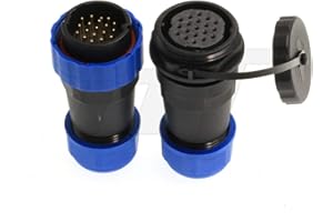 HANGTON CONNECT HangTon HE29 Stecker/Buchse, 5 A, 250 V, Elektronik, Schnelltrennung, wasserdicht, IP68 Luftfahrtstecker (19-polig)