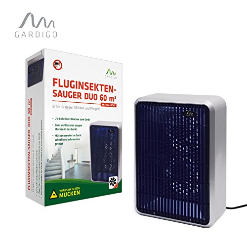 Gardigo Insektenvernichter Duo Fan 50 m², Fluginsektenvernichter mit 2 integrierten Ventilatoren, Design - 2