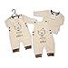 Baby Boy Dungaree and Top Daddy's Little Genius (Newborn)