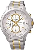 Seiko Bicolor Herren-Chronograph SKS447P1