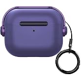 BUFF LABS Airpods Pro/Pro 2 DjPods Hard Material Locking Cover Hanger Apparatus Airpods Pro/Pro 2 Compatible Case (Purple - Purple)