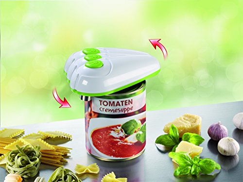 TV Das Original 01242 Gourmetmaxx Dosenöffner vollautomatisch, weiß / limegrün - 4