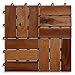 Produktbild Casa PuraTerrassenfliese aus Akazien-Holz zertifiziert, 11er Spar-Set für 1 m², Garten-Fliese in 30 x 30 cm, Bodenbelag mit Drainage, Klick-Fliesen für Garten Terrasse Balkon (1 Stück)