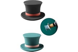 HSENTIMENH Tapones de Vino Silicona Tapones de Botella para Champán Tapón de Tapón de Silicona Reutilizable Tapón de Vino Reutilizable de Silicona para Vino, Vino Espumoso, Cerveza, Bebidas Carbonatadas 2 Piezas