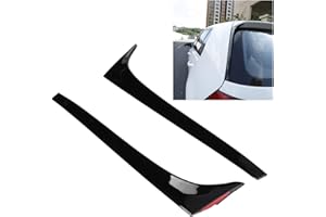 KIMISS 7 spoiler-Coperchio del Rivestimento Dell'ala del Lunotto Laterale del Finestrino Posteriore, 2 Pezzi ABS Spoiler Dell'ala del Finestrino Posteriore Dell'auto Adatto per 7 14-19