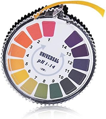 pH Indicator Litmus Test Paper Strip Roll, 1 - 14 For Water Urine And Saliva - 5 Meters