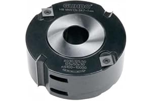 GUHDO HW Wendeplatten 125x50x30 mm | Falzmesserkopf Z2+V4 | Made in Germany