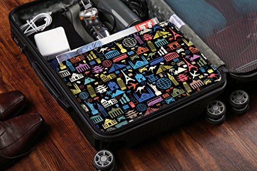 Sidorenko Designer Laptophülle für Laptops mit einer Bildschirmdiagonale von 35,8 cm ( 14-14,2 Zoll ) neopren max. Geräteabmessungen 35,5 cm x 25 cm - 5