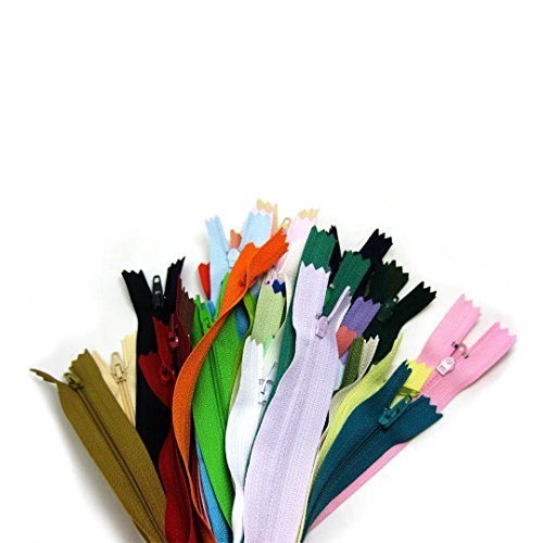 E-Goal 39 Farbe 25cm Schneider Nähen Nylon Spule geschlossene Reissverschluss - 2