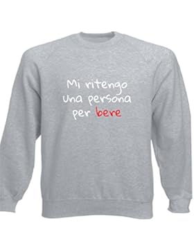 Art T-shirt, Felpa Raglan Per Bere, Uomo