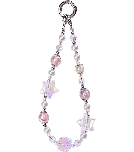 AMAYO - Chaîne de téléphone universelle, pendentif pour téléphone portable, perles de téléphone, dragonne, sangle de téléphone, bracelet de téléphone portable, bracelet de téléphone portable