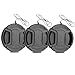 Price comparison product image 55mm Lens Cap, CAM-ULATA 3-Pack Universal Plastic Snap on Center Pinch Lens Caps Set with Microfiber Lens Cleaning Cloth for Canon Nikon Sony Olympus DSLR Camera