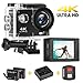 Produktbild Yue Ying Ultra HD Action Kamera 4K 16MP, 2 Zoll LCD, 30m Unterwasser, 170° Weitwinkel - Sport Action Kamera mit 2 wiederaufladbaren 900mAh Batterien und Montage Zubehör Kit - Outdoor wasserdichter Sport DV Camcorder für Fahrrad, Motorrad, Tauchen.