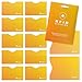 Produktbild #benehacks RFID Blocking Schutzhülle für Kreditkarte, Personalausweis, Reisepass, EC-Karte, Bankkarte (12 Stück), Farbe:Orange