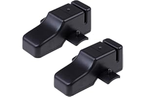 HAINICE Detecteur De Touche Peche Alarme De Pêche Detecteur Article De Peche avec Lumière LED Et Son De Vision Nocturne Accessoires D'alarme, Utilisés pour Attraper du Poisson dans La Mer 2pcs Noir