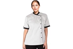 Chef Apparel Short Sleeves Women's Ladies Chef's Coats Jackets