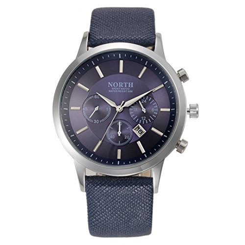 Hombres de Negocios del Reloj, Feitong Deportes lujo banda de piel auténtica para hombre relojes de cuarzo analógico reloj de muñeca