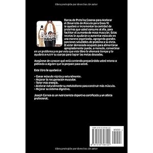 Barras de Proteina Caseras para Acelerar el Desarrollo de Musculo para Cross fit: Aumente naturalmente el crec