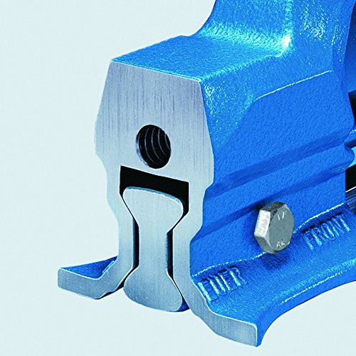 HEUER Parallel-Schraubstock 120 mm Wechselbacken blau - 4