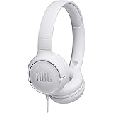 JBL TUNE 500 - Cuffie auricolari cablate, colore: Bianco